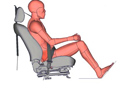 THUMS in vehicle seat